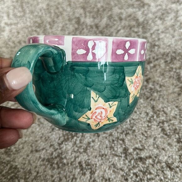 Dolce Vida Large Hand Painted Mug - Picture 2 of 4